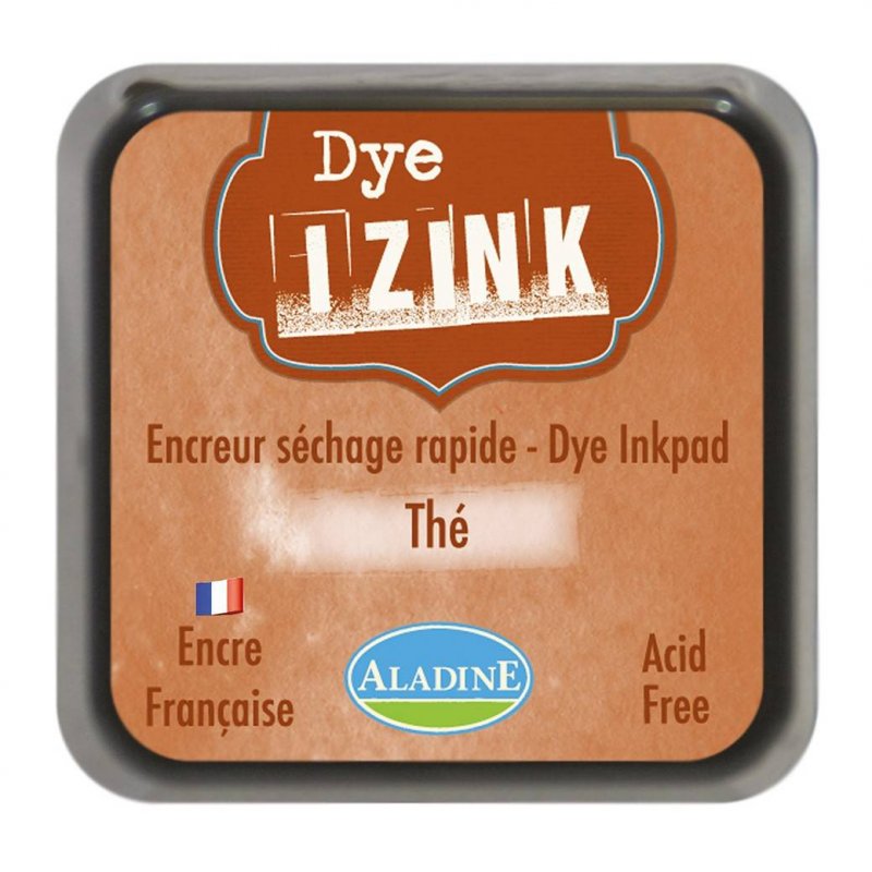 Izink Aladine Izink Dye Ink Pad Tea | 5cm x 5cm