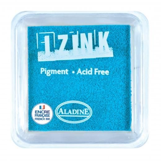 Izink Aladine Izink Pigment Ink Pad Turquoise | 5cm x 5cm