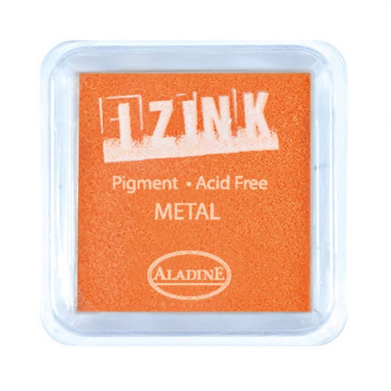 Izink Aladine Izink Pigment Ink Pad Metal Yellow | 5cm x 5cm