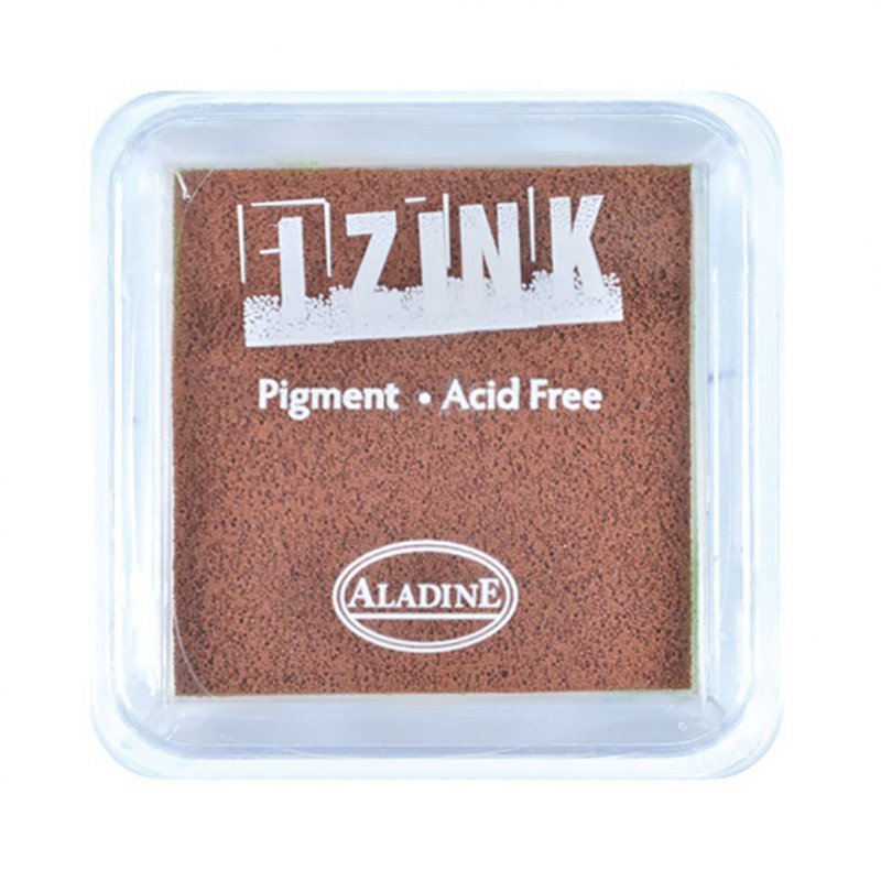 Izink Aladine Izink Pigment Ink Pad Brown | 8cm x 8cm