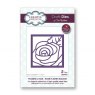Sue Wilson Craft Dies Frames and Tags Collection Rose Flower Square | Set of 2