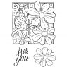 Woodware Woodware Clear Stamps Petals and Twirls | Set of 3
