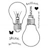 Woodware Woodware Clear Stamps Fill Me Lightbulb | Set of 8