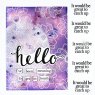Woodware Woodware Clear Stamps Hello | Set of 7
