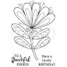 Woodware Woodware Clear Stamps Bold Blooms Wendy | Set of 3