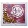 Sue Wilson Sue Wilson Craft Dies Circle Sayings Collection HOPE | Set of 2