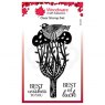 Woodware Woodware Clear Stamps Lino Cut Perching Bird | Set of 3