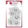 Woodware Woodware Clear Stamps Five Daisies