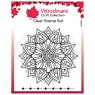 Woodware Woodware Clear Stamps Mandala One | Set of 2