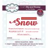 Sue Wilson Sue Wilson Craft Dies Festive Collection Snow Die & Stamp Set | Set of 7
