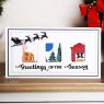 Sue Wilson Sue Wilson Craft Dies Shadowed Sentiments Collection Greetings of the Season | Set of 2