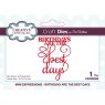 Sue Wilson Craft Dies Mini Expressions Collection Birthdays Are The Best Days