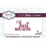 Sue Wilson Sue Wilson Craft Dies Mini Expressions Collection Stacked Just Because
