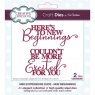 Sue Wilson Craft Dies Mini Expressions Duos Collection New Beginnings | Set of 2