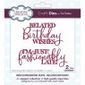 Sue Wilson Sue Wilson Craft Dies Mini Expressions Duos Collection Belated Birthday | Set of 2