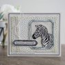 Sue Wilson Creative Expressions Pre Cut Rubber Stamp Zebra