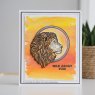 Sue Wilson Creative Expressions Pre Cut Rubber Stamp Lion