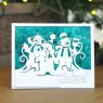 Paper Cuts Creative Expressions Craft Dies Paper Cuts Collection Three Little Snowmen Edger