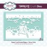 Paper Cuts Creative Expressions Craft Dies Paper Cuts Collection Snow Owls Edger | Set of 2