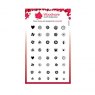Woodware Woodware Clear Stamps Bubble Floral Tops | Set of 40