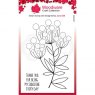 Woodware Woodware Clear Stamps Bubble Bloom Trinny | Set of 2