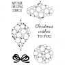 Woodware Woodware Clear Stamps Bubble Mini Baubles | Set of 6