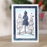 Woodware Woodware Clear Stamps Winter Trees | Set of 6