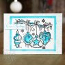 Woodware Woodware Clear Stamps Frosted Baubles | Set of 3