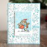 Woodware Woodware Clear Stamps Tweetmas Robin | Set of 4
