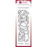 Woodware Woodware Clear Stamps Heart Border | Set of 4