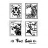 Woodware Woodware Clear Stamps Mini Postage | Set of 5