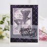 Sam Poole Creative Expressions Sam Poole Rubber Stamp Shabby Lace