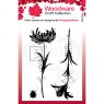 Woodware Woodware Clear Stamps Mini Flower Silhouettes | Set of 3