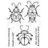 Woodware Woodware Clear Stamps Cute Bugs | Set of 6