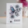 Designer Boutique Creative Expressions Designer Boutique Collection Clear Stamps Butterfly Blooms