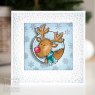 Woodware Woodware Clear Stamps Festive Fuzzies Mini Reindeer