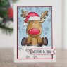 Woodware Woodware Clear Stamps Festive Fuzzies Mini Reindeer Hooves | Set of 4