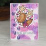 Woodware Woodware Clear Stamps Festive Fuzzies Mini Reindeer Hooves | Set of 4