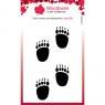 Woodware Woodware Clear Stamps Festive Fuzzies Mini Bear Paws | Set of 4