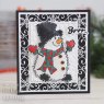 Woodware Woodware Clear Stamps Festive Fuzzies Snowman | Set of 4