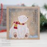 Woodware Woodware Clear Stamps Festive Fuzzies Polar Bear | Set of 4
