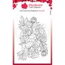 Woodware Woodware Clear Stamps Camellia Spray