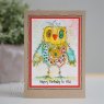 Woodware Woodware Clear Stamps Fuzzy Friends Hugo | Set of 2
