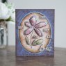 Woodware Woodware Clear Stamps Dahlia Sketch | Set of 6