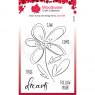 Woodware Woodware Clear Stamps Dahlia Sketch | Set of 6