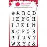 Woodware Woodware Clear Stamps Quirky Typewriter Alphabet Caps | Set of 30