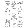 Woodware Woodware Clear Stamps Mini Gnomes | Set of 10