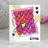 Woodware Woodware Clear Stamps Heart Background