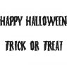 Woodware Clear Stamps Just Words Happy Halloween | Set of 2