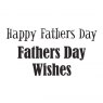 Woodware Clear Stamps Minis Happy Fathers Day | Set of 2